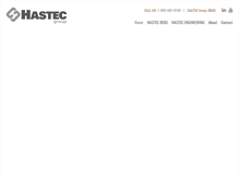 Tablet Screenshot of hastec.com